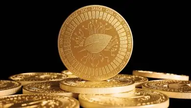 شيا - كومة قطع نقدية ذهبية
