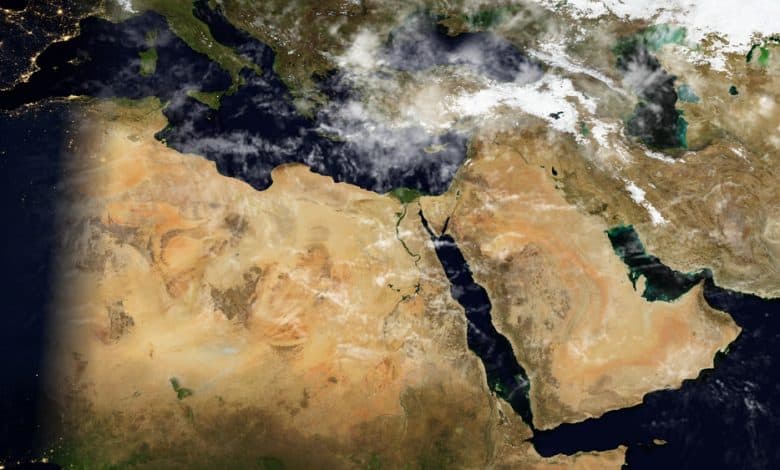 الجزيرة العربية - خريطة الوطن العربي
