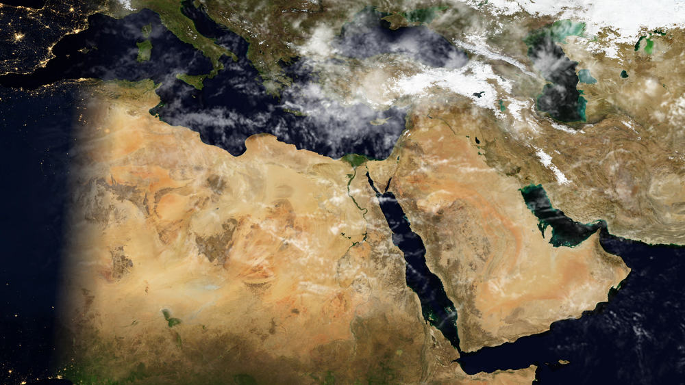 الجزيرة العربية - خريطة الوطن العربي